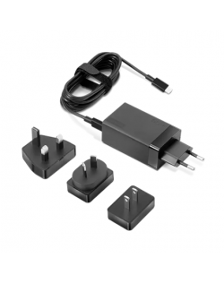 Lenovo Travel Adapter USB-C AC Black, 65 W