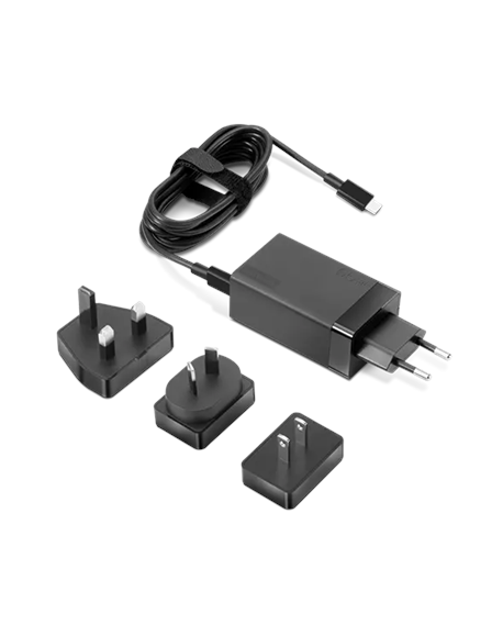 Lenovo Travel Adapter USB-C AC Black, 65 W