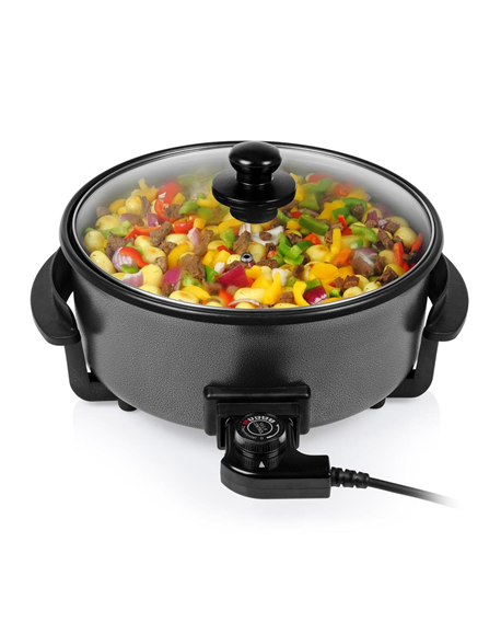 Tristar Multifunctional grill pan XL PZ-9135 Grill, Diameter 30 cm, 1500 W, Lid included, Fixed handle, Black