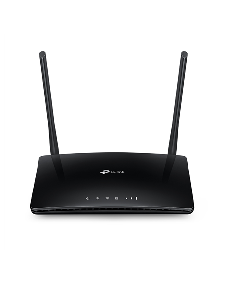 TP-LINK 4G LTE Router TL-MR6400 802.11n, 300 Mbit/s, 10/100 Mbit/s, Ethernet LAN (RJ-45) ports 3, 4G, Antenna type 2xExternal, L