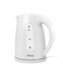 Camry Kettle CR 1255 Standard, Plastic, White, 2200 W, 360° rotational base, 1.7 L