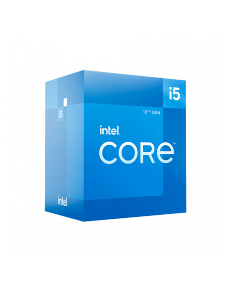 Intel i5-12400, 2.5 GHz, LGA1700, Processor threads 12, Packing Retail, Processor cores 6, Component for PC