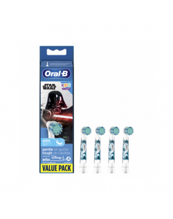 Oral-B Electric Toothbrush Heads, Star wars EB10S-4 Heads, For kids, Number of brush heads included 4