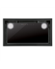 CATA Hood GC DUAL A 75 XGBK/D Energy efficiency class A, Canopy, Width 75 cm, 820 m³/h, Touch control, Black glass, LED