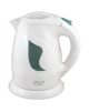 Adler AD 08 Standard kettle, Plastic, White, 850 W, 1 L, 360° rotational base