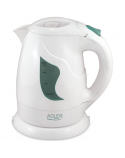 Adler AD 08 Standard kettle, Plastic, White, 850 W, 1 L, 360° rotational base