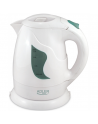 Adler AD 08 Standard kettle, Plastic, White, 850 W, 1 L, 360° rotational base