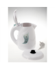 Adler AD 08 Standard kettle, Plastic, White, 850 W, 1 L, 360° rotational base