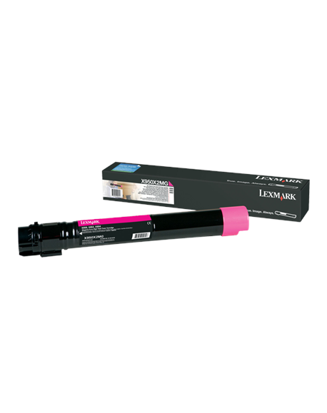 Lexmark X950X2MG Cartridge, Magenta, 22000 pages