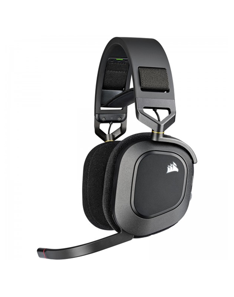 Corsair Gaming Headset HS80 RGB WIRELESS Built-in microphone, Carbon, Over-Ear