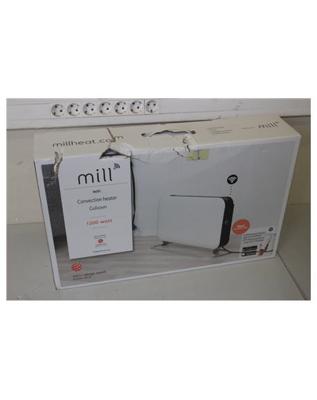 SALE OUT. Mill CO1200WIFI3 GEN3 Convection Heater, 1200W, LED display, white Mill Heater CO1200WIFI3 GEN3 Convection Heater, 120