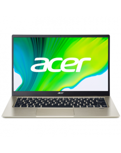 Acer SF114-33-P1YU Gold, 14 ", IPS, FHD, 1920 x 1080 pixels, Anti-glare, Intel Pentium Silver, N5030, 8 GB, LPDDR4, SSD 256 GB, Intel UHD Graphics, No Optical Drive, Windows 11 Home, 802.11ax, Bluetooth version 5.0, Keyboard language English, Keyboard backlit, Warranty 24 month(s), Battery warranty 12 month(s)