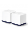 Mercusys AC1900 Whole Home Mesh Wi-Fi System Halo H50G (2-Pack) 802.11ac, 600+1300 Mbit/s, Ethernet LAN (RJ-45) ports 3, Mesh Support Yes, MU-MiMO Yes, White
