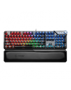 MSI VIGOR GK71 SONIC Gaming keyboard, USB, RGB LED light, US, Wired, Black