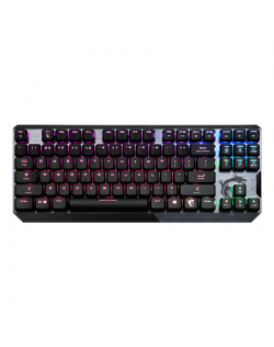 MSI VIGOR GK50 LOW PROFILE TKL Gaming keyboard, USB, RGB LED light, US, Wired, Black