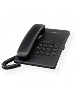 Panasonic Corded KX-TS500FXB 475 g, 150 x 200 x 96 mm, Black