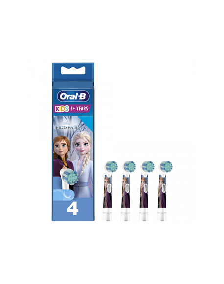 Oral-B Frozen II EB-10 4K Heads, For kids, Number of brush heads included 4