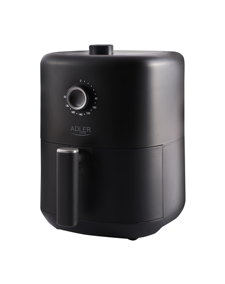 Adler Airfryer AD 6310 Power 2200 W, Capacity 3 L, High-volume hot-air circulation technology, Black