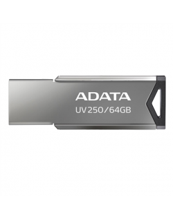 ADATA FlashDrive UV250 16GB Metal Black USB 2.0 Flash Drive, Retail