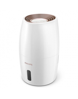 Philips HU2716/10 Humidifier, 17 W, Water tank capacity 2 L, Suitable for rooms up to 32 m², NanoCloud evaporation, Humidificati