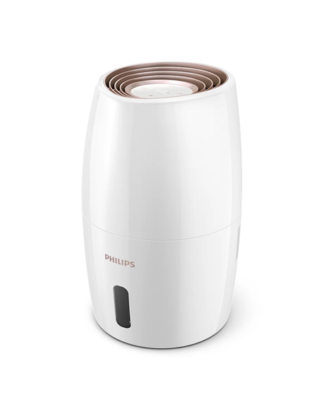 Philips HU2716/10 Humidifier, 17 W, Water tank capacity 2 L, Suitable for rooms up to 32 m², NanoCloud evaporation, Humidificati