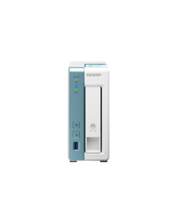 QNAP 1-Bay QTS NAS TS-131K Up to 1 HDD/SSD Hot-Swap, AL214 Quad-Core, Processor frequency 1.7 GHz, 16 GB, DDR3, 1x1GbE, 2xUSB 3.