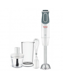 TEFAL Optichef 3-in-1 HB643138 Hand Blender, 800 W, Number of speeds 20, White/ gray