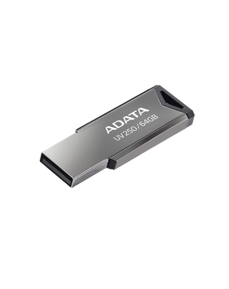 ADATA USB Flash Drive UV250 64 GB, USB 2.0, Silver