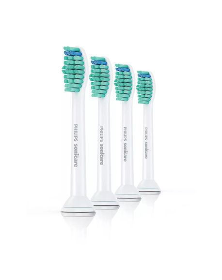 Philips Toothbrush Heads HX6014/07 Standard Sonic Heads, For adults and children, Number of brush heads included 4, Sonic techno