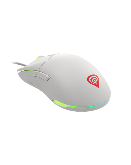 Genesis Ultralight Gaming Mouse Krypton 750 Wired, 8000 DPI, USB 2.0, White