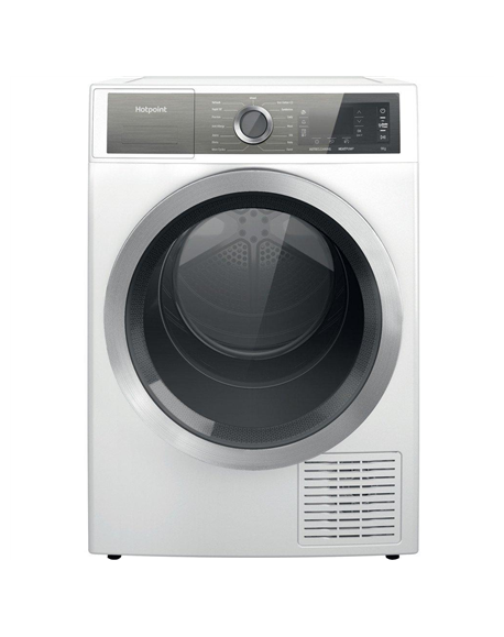 Hotpoint Dryer machine H8 D94WB EU Energy efficiency class A+++, Front loading, 9 kg, Condensation, LCD, Depth 64.9 cm, White