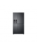 LG Refrigerator GSLV71MCLE Energy efficiency class E, Free standing, Side by side, Height 179 cm, No Frost system, Fridge net capacity 416 L, Freezer net capacity 219 L, 36 dB, Matte Black