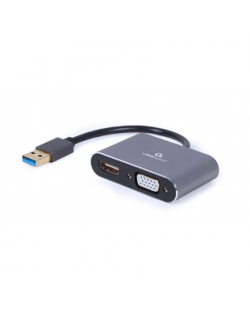 Cablexpert USB display adapter A-USB3-HDMIVGA-01 0.15 m, USB 3.0 Type-A