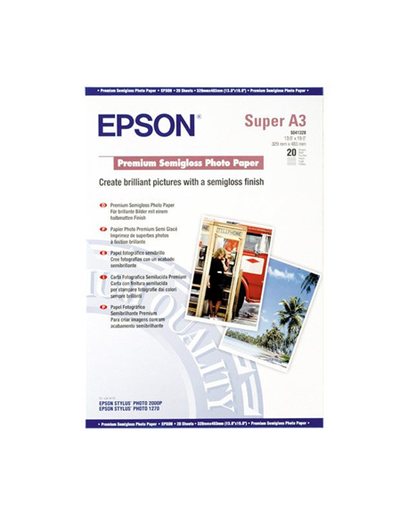 Epson Semigloss Photo Paper DIN A3+, 250g/m2, 20 sheets Epson