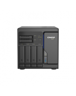 QNAP 6-Bay QuTS hero NAS TS-H686-D1602-8G Up to 6 HDD/SSD Hot-Swap, Xeon D-1602 Dual-Core, Processor frequency 2.5 GHz, 8 GB, DD