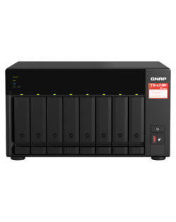 QNAP 8-Bay QTS and QuTS hero NAS TS-873A-8G Up to 8 HDD/SSD Hot-Swap, Ryzen V1500B Quad-Core, Processor frequency 2.2 GHz, 8 GB,