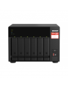QNAP 6-Bay QTS and QuTS hero NAS TS-673A-8G Up to 6 HDD/SSD Hot-Swap, Ryzen V1500B Quad-Core, Processor frequency 2.2 GHz, 8 GB, DDR4, 2x2.5GbE, 3xUSB Type A 3.2 Gen 2, 1xUSB Type C 3.2 Gen 1, 2xPCIe, 2xM.2 2280 PCIe Gen3 x1 slots