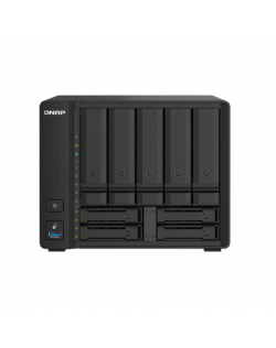 QNAP 9-Bay QTS NAS TS-932PX-4G Up to 9 HDD/SSD Hot-Swap, AL324 ARM Cortex-A57 Quad-Core, Processor frequency 1.7 GHz, 4 GB, DDR4