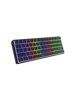 Genesis THOR 660 RGB Gaming keyboard, RGB LED light, US, Black, Bluetooth, Wired, Wireless connection, Gateron Red Switch