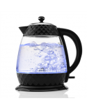 ETA Crystal Kettle ETA315490000 Electric, 2200 W, 1.7 L, Glass, 360° rotational base, Glass/Black