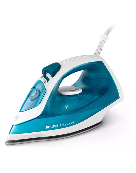 Philips Iron EasySpeed GC1750/20 Steam Iron, 2000 W, Water tank capacity 220 ml, Continuous steam 25 g/min, Blue