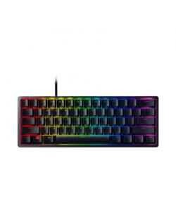 Razer Optical Gaming Keyboard Huntsman Mini 60% RGB LED light, US Layout, Wired, Black, Analog Switch