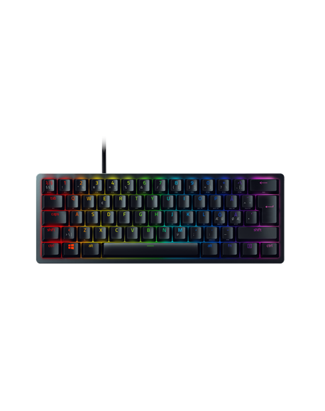 Razer Optical Gaming Keyboard Huntsman Mini 60% RGB LED light, Nordic Layout, Wired, Black, Analog Switch