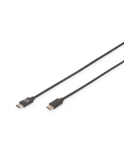 Digitus USB Type-C Connection Cable AK-300138-010-S USB Male 2.0 (Type C), USB Male 2.0 (Type C), Black, 1 m