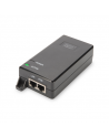 Digitus Gigabit Ethernet PoE+ Injector DN-95103-2 Ethernet LAN (RJ-45) ports 1xRJ-45 10/100/1000 Mbps Gigabit, 1xRJ-45 10/100/1000 Mbps PoE Output, 802.3at PoE+ & 802.3af PoE