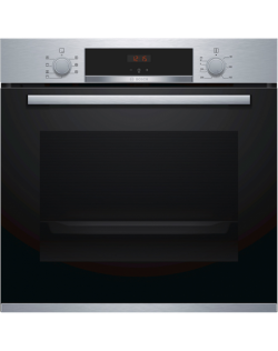 Bosch Oven HBA533BS0S Built-in, 71 L, Stainless steel, Eco Clean, A, Push pull buttons, Height 60 cm, Width 60 cm, Integrated timer, Electric