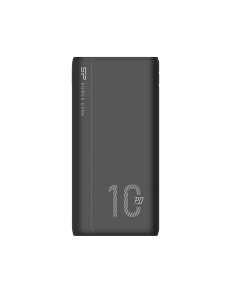 Silicon Power Power Bank QP15 Li-Polymer, Black, 10.000 mAh, Micro USB, Type-C, 3.5 hours, USB Type-A (x2), Type-C (x1)