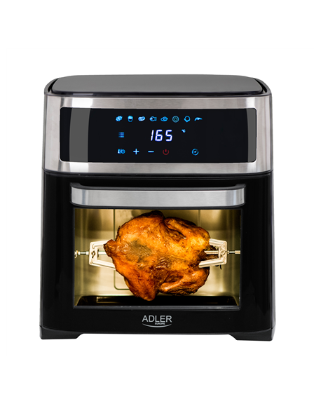 Adler Airfryer Oven AD 6309 Power 1700 W, Capacity 13 L, Stainless steel/Black