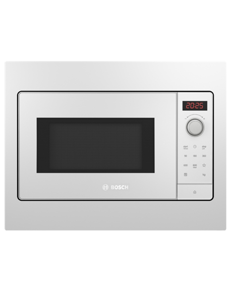 Bosch Microwave Oven BFL523MW3 Built-in, 800 W, White