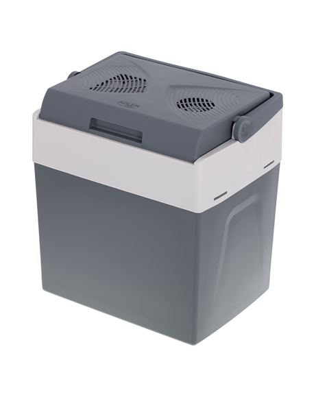 Adler Portable cooler AD 8078 Energy efficiency class F, Chest, Free standing, Height 43.5 cm, Total net capacity 30 L, Grey